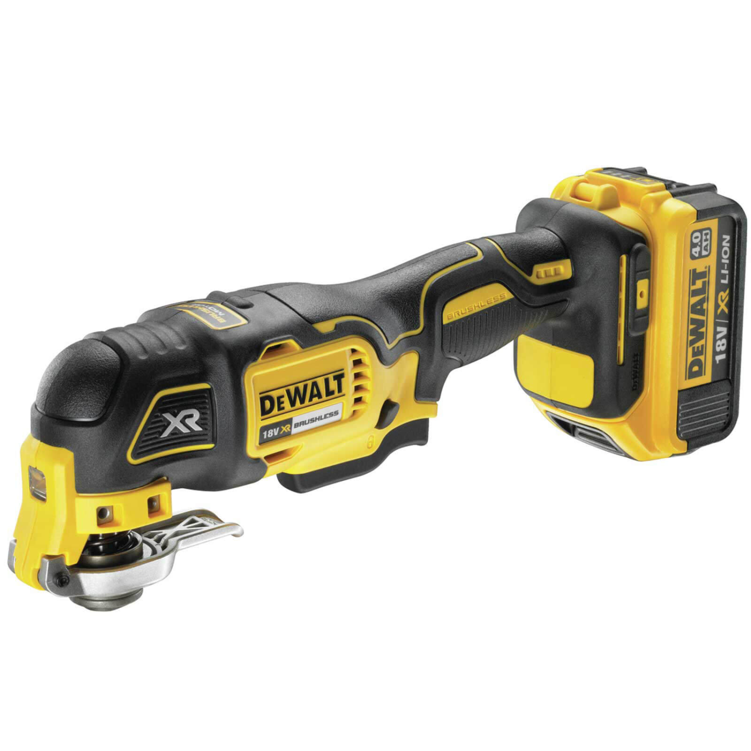 DeWalt DCS355M1 18V Li-Ion Accu multitool set (1x 4.0Ah accu) + 35 delige accessoireset in koffer - koolborstelloos