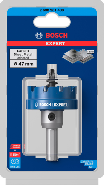 Bosch 2608901430 EXPERT Sheet Metaal Gatzaag - 47mm - Detailed view of the product