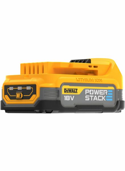 DeWALT DCBP034 Duopack 18V Li-ion Accu - 1.7Ah - POWERSTACK™ - DCBP034E2-XJ (2 Stuks) - Detailed view of the product