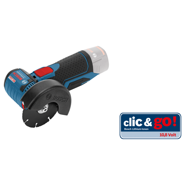 Bosch GWS 12V-76 12V Li-Ion Accu Haakse Slijper Body - 76mm - Koolborstelloos - Detailed view of the product