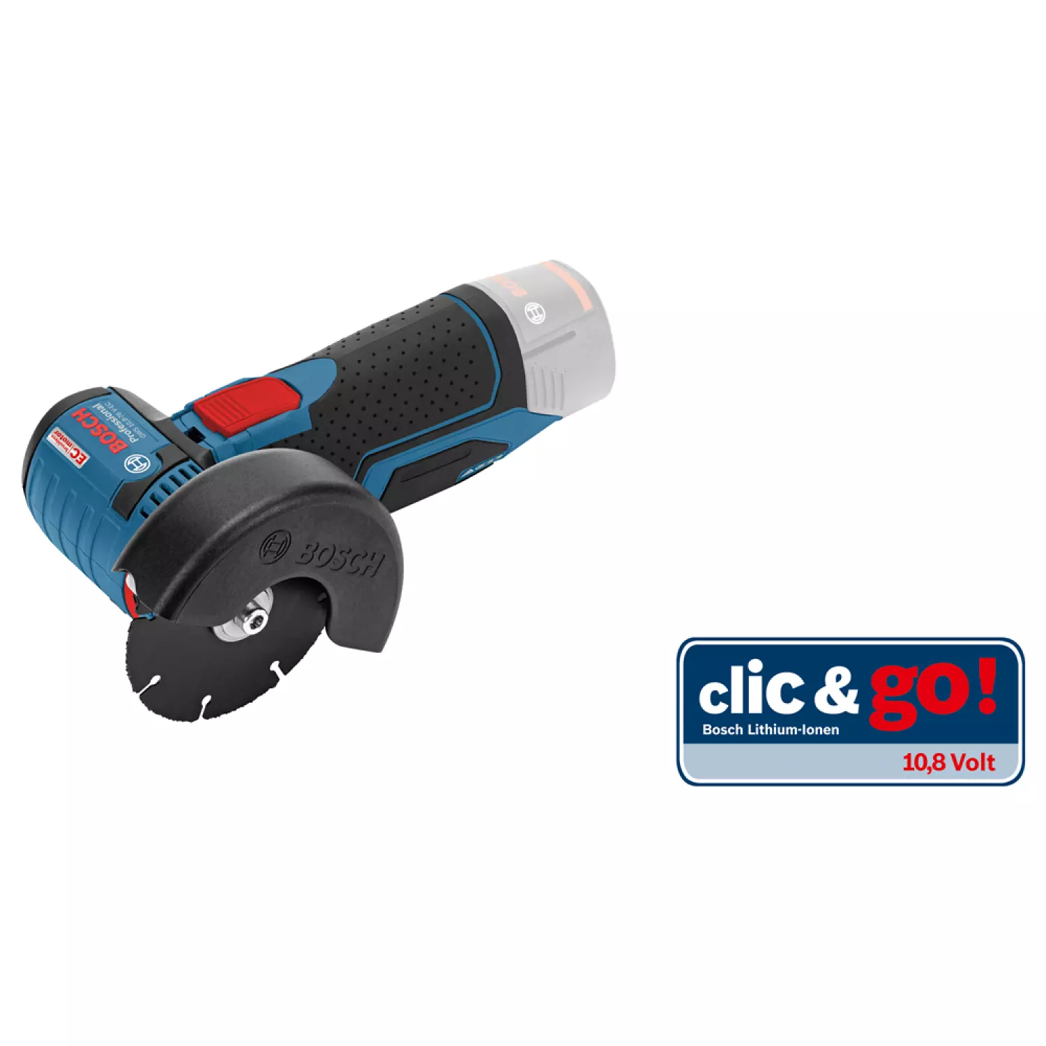 Bosch GWS 12V-76 12V Li-Ion Accu Haakse Slijper Body - 76mm - Koolborstelloos thumbnail 3