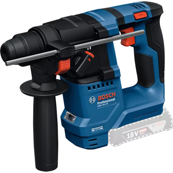 Bosch GBH 18V-18 18V SDS-plus Accu Compacte Boorhamer Body In L-Boxx- 1,5 J - Detailed view of the product