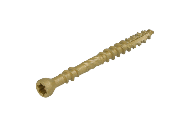 DynaPlus 0283.08.42001 Vlonderschroef - TX20 - 5.0 X 60/35mm - 60 Graden Platkop - Deeldraad - Verzinkt (200st)
