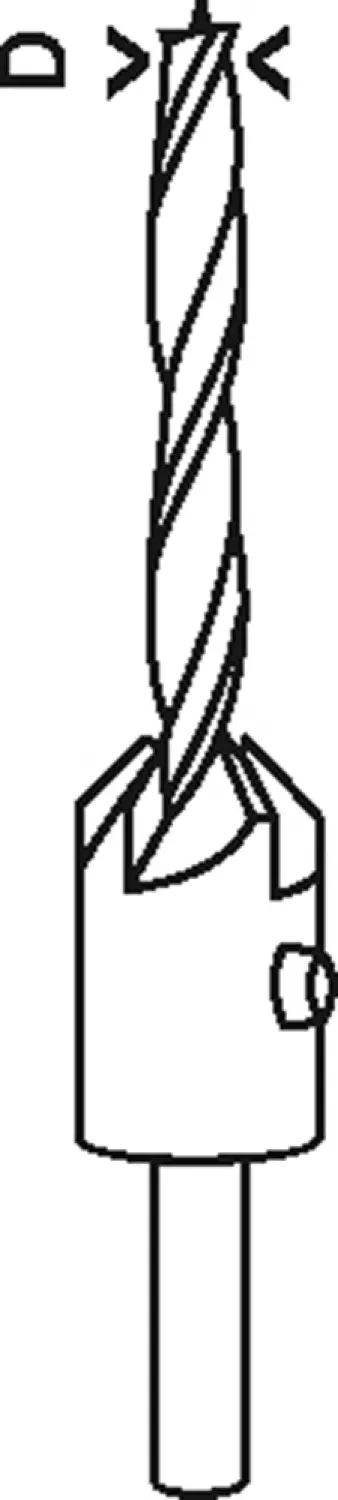 Bosch 2608595345 Houtspiraalboor Met Verzinkboor - 3mm thumbnail 2