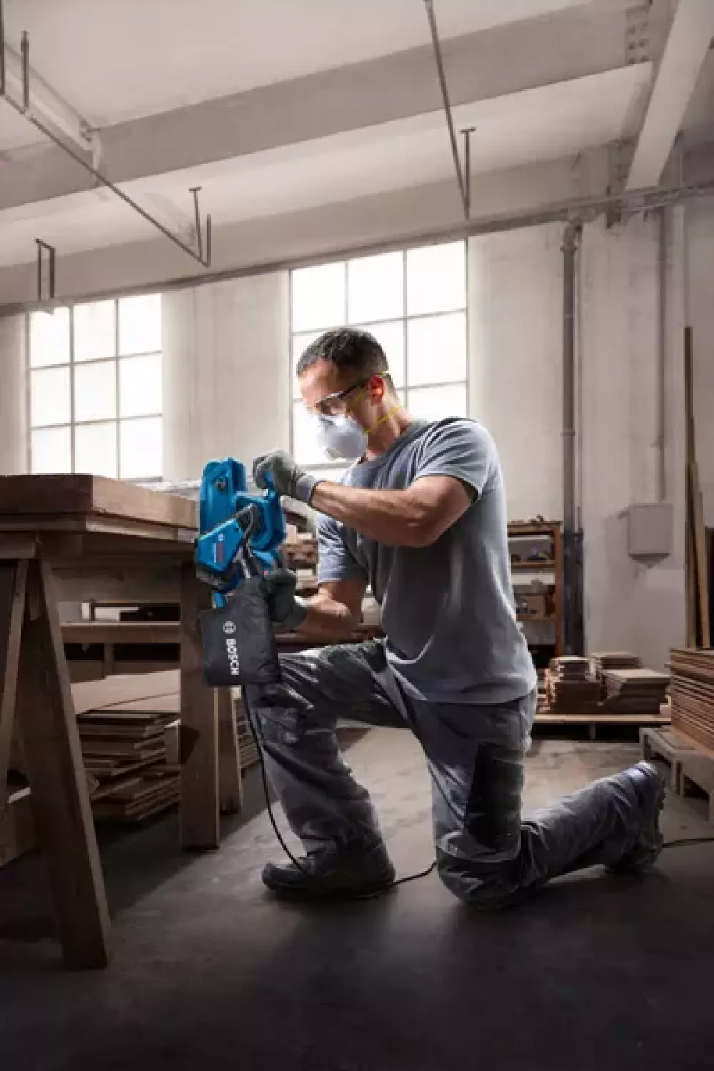 Bosch GBS 750 Bandschuurmachine - 75 X 533mm thumbnail 3