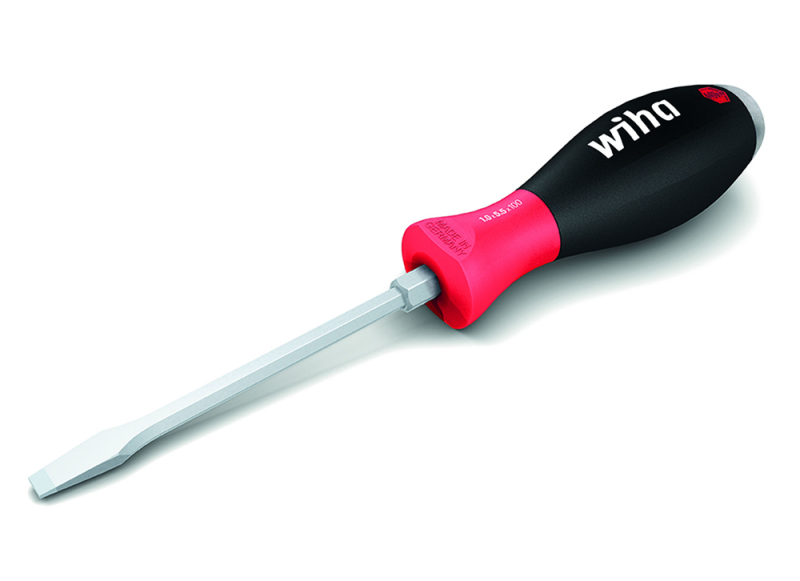 Wiha 530 SoftFinish Schroevendraaier Met Zeskantschacht En Slagkop - Sleuf - 5,5 X 100mm - Detailed view of the product
