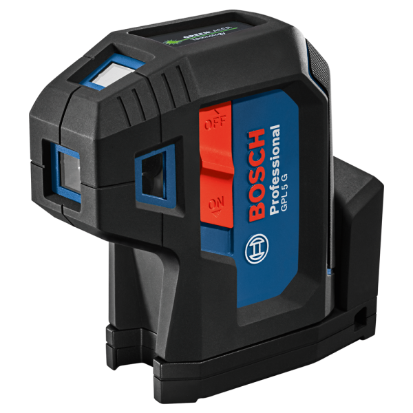 Bosch GPL 5 G Puntlaser Incl. Batterijen In Etui - 5 Punten - Groen - 30m