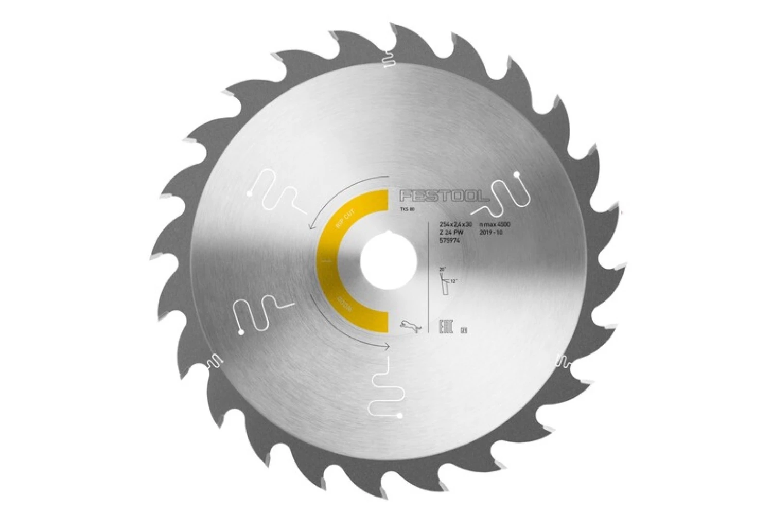 Festool 575974 HW 254x2,4x30 PW24 Cirkelzaagblad - Hout - 254mm