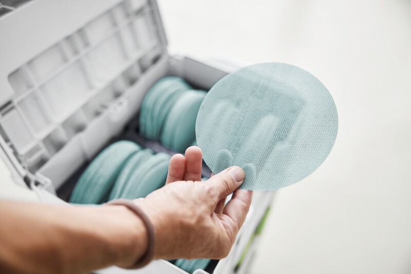 Festool SYS-STF D150 GR NET-Set Schuurmateriaal-Systainer³ Granat SYS-STF Granat Net D 150 In Systainer - Detailed view of the product