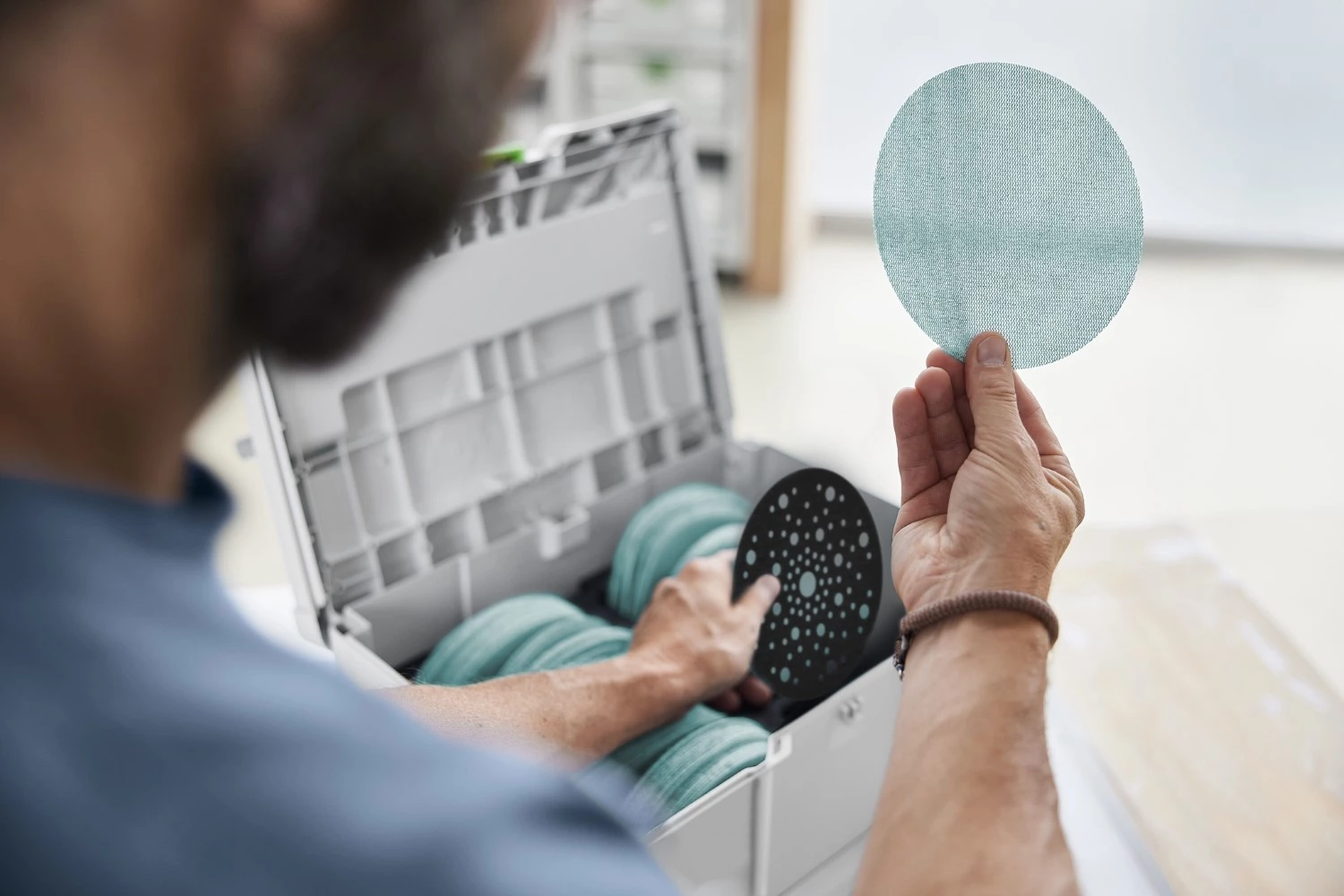 Festool SYS-STF D150 GR NET-Set Schuurmateriaal-Systainer³ Granat SYS-STF Granat Net D 150 In Systainer thumbnail 4