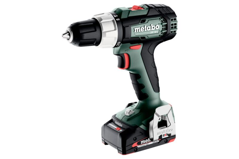 Metabo SB 18 L 18V Li-ion Accu Klopboor-/schroefmachine Set (2x 2.0Ah Accu) In MetaBox - 60Nm - Detailed view of the product
