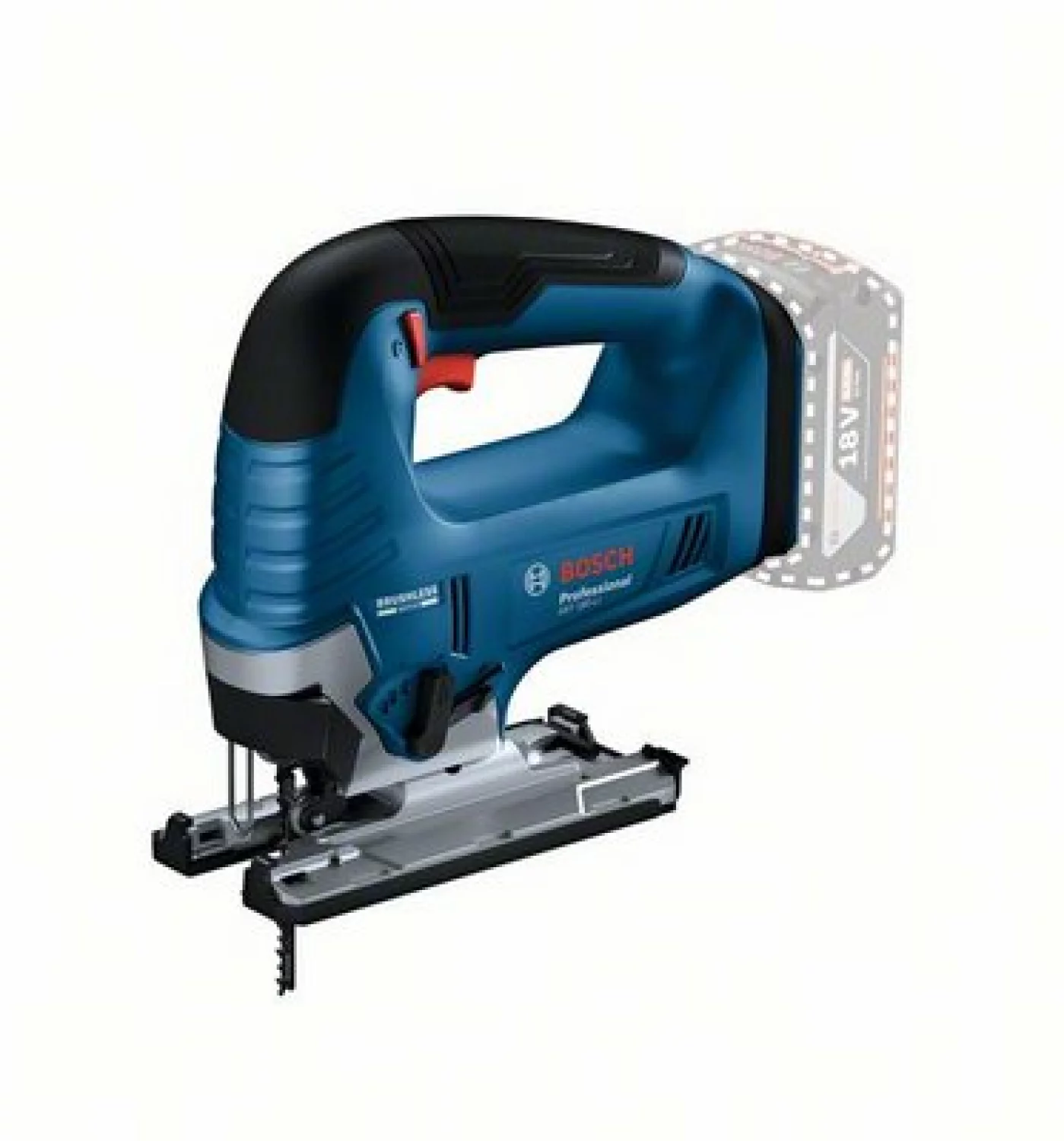 Gereedschapcentrum Bosch GST 18V-125 B 18V Li-ion Accu Decoupeerzaag Body In L-BOXX - Koolborstelloos - 06016B3000 aanbieding