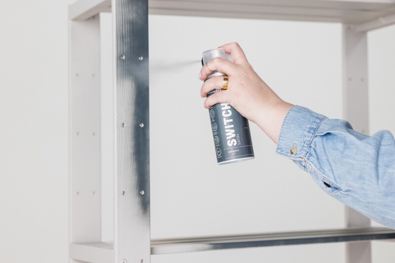 Rust-Oleum Switch Spuitlak - Zijdeglans Antraciet - 400ml - Detailed view of the product