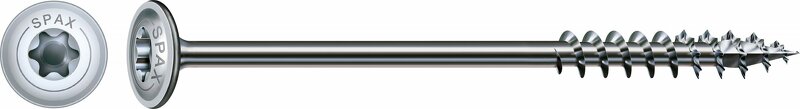 SPAX 251010601405 Hi-Force Schroef - T-STAR Plus T30 - 6.0 X 140mm - Discuskop - Deeldraad - WIROX (100st)