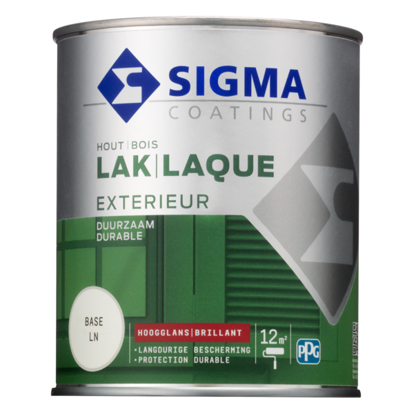 Sigma Houtlak Exterieur Hoogglans - Op Kleur Gemengd - 0.75L