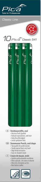 Pica 541/30 Classic Steenpotlood - 300mm - Grafiet (10st.) - Detailed view of the product
