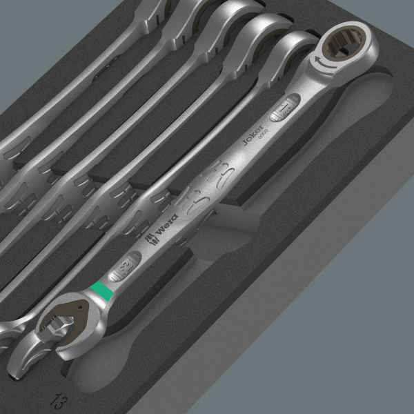 Wera 5150120001 9730 11-delige 6000 Joker Set In Schuimstof Inleg - 8-19mm - Detailed view of the product
