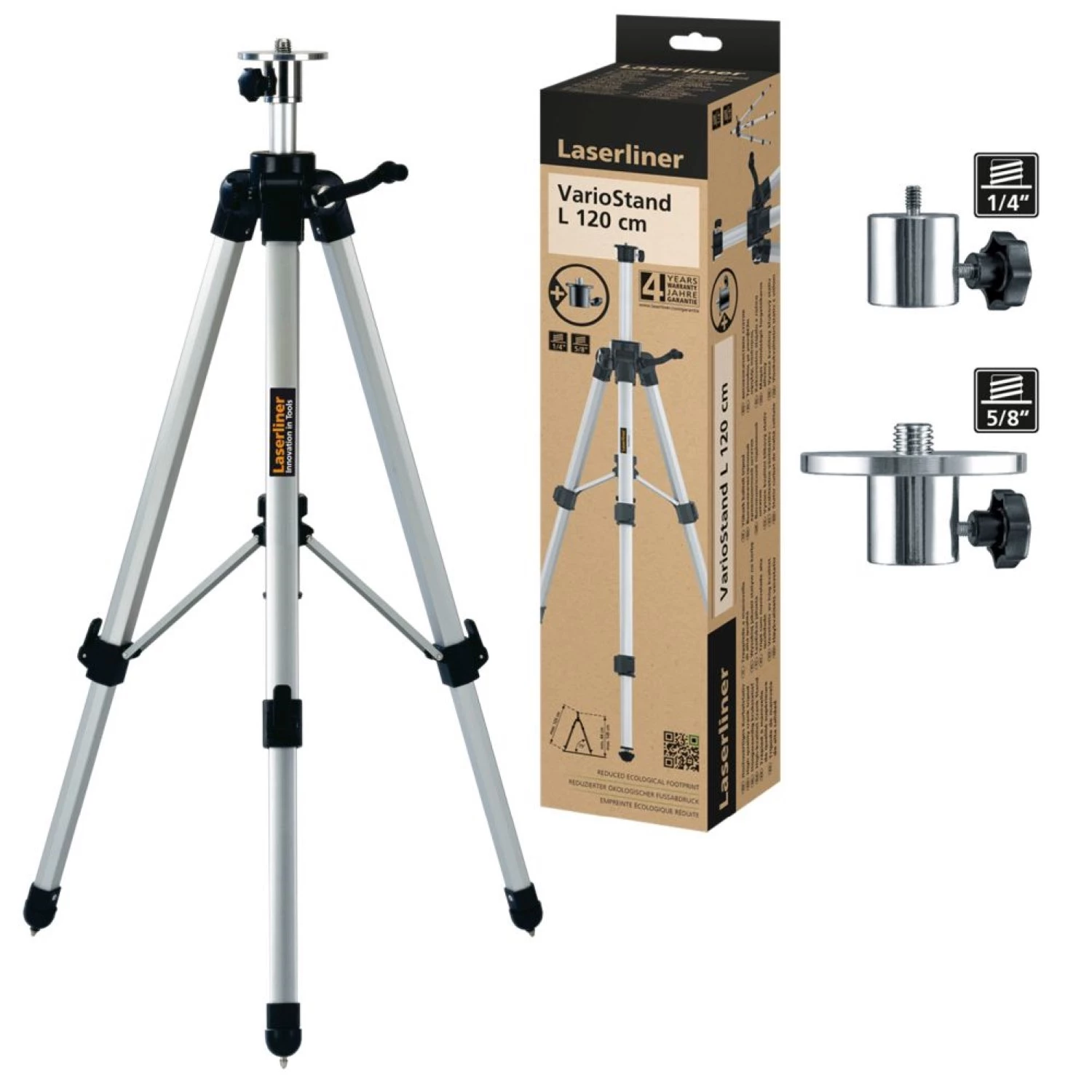 Laserliner VarioStand L Laser Statief - Verstelbaar - 44-120cm thumbnail 2