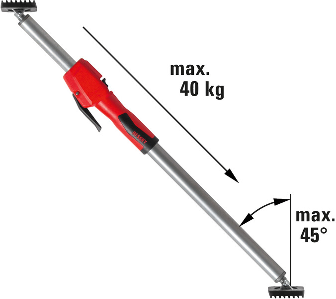 Bessey STE300 Plafondstempel - 170-300cm - 350kg - Detailed view of the product