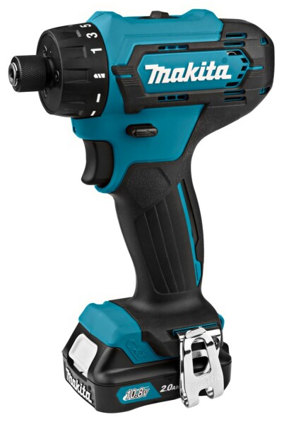 Makita DF033DSAJ 12V Li-Ion Accu Max Schroef-/boormachine Set (2x 2.0Ah Accu) In Mbox - Detailed view of the product