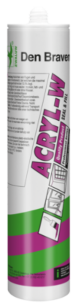 Zwaluw Den Braven 10041501 Acryl-W Acrylaatkit - Wit - 310ml - Default image for the product