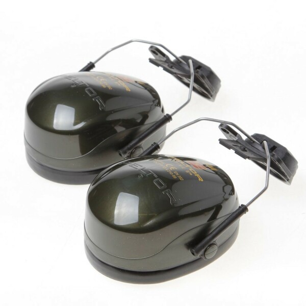 3M Peltor H520P3 Optime II Gehoorkap Met Helmbevestiging P3E - Groen - Detailed view of the product