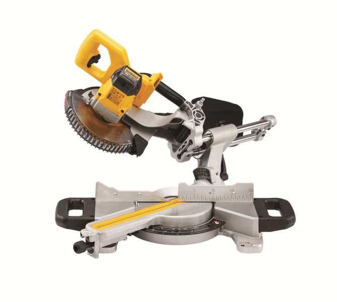 DeWALT DCS365N 18V Li-Ion Accu Telescopische Afkort- En Verstekzaagmachine Body - 184 X 16mm - Detailed view of the product