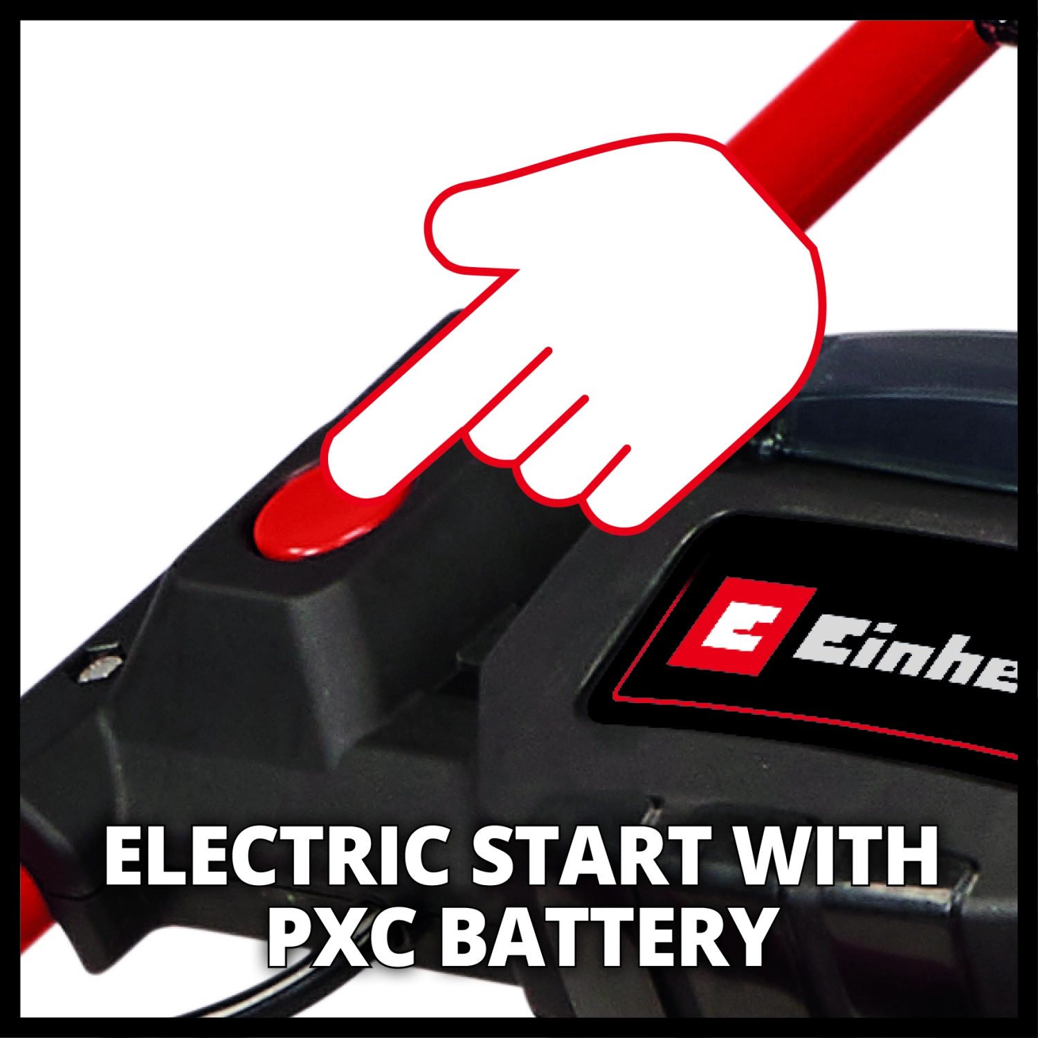 Einhell GC-PM 46 SM HW-E Li Benzine Grasmaaier - 146cc - 65L - 46cm thumbnail 3