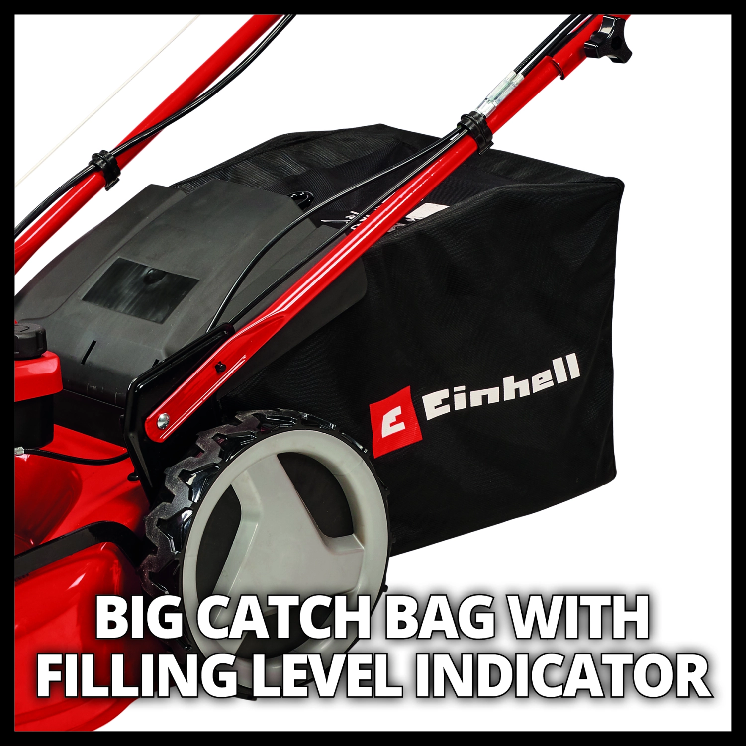 Einhell GC-PM 46 SM HW-E Li Benzine Grasmaaier - 146cc - 65L - 46cm thumbnail 4