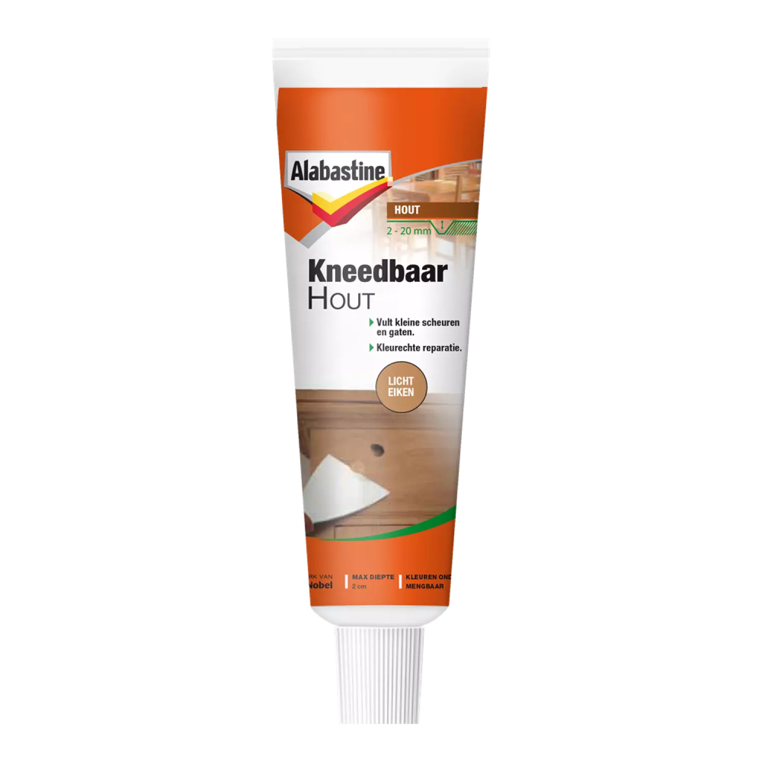 Alabastine Kneedbaar Hout - Pasta - Licht Eiken - 75g