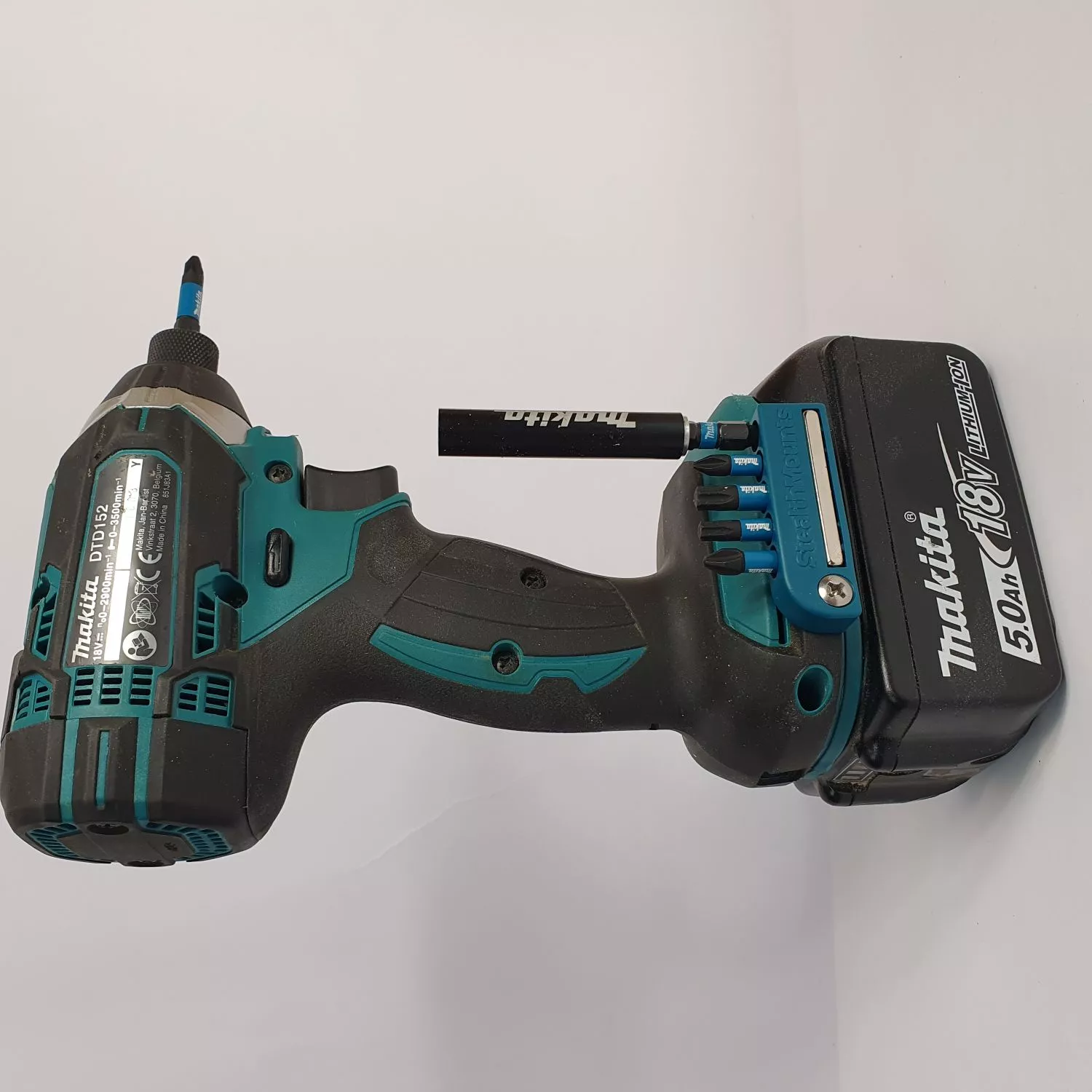 StealthMounts BH-MK-BLU-2 Magnetische Bithouder Voor Machines Makita LXT - Blauw - 2-pack thumbnail 2