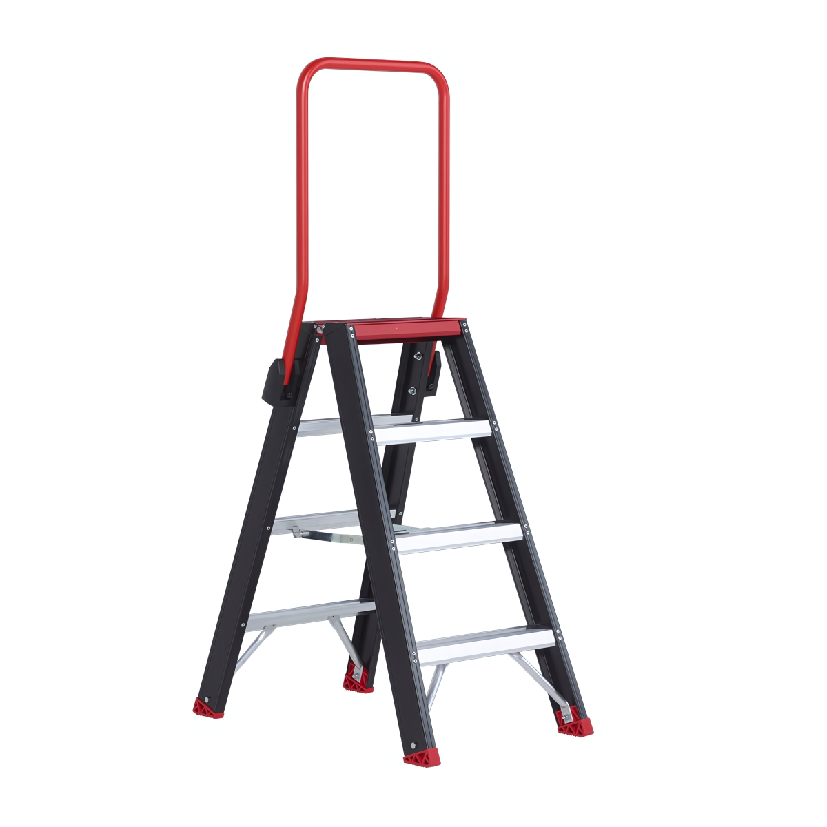 Altrex Taurus TDO 4 Dubbele trap - Aluminium met coating - 2 x 4 treden - max. werkhoogte 2,95m