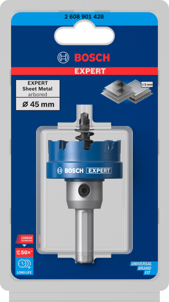 Bosch 2608901428 EXPERT Sheet Metaal Gatzaag - 45mm - Detailed view of the product