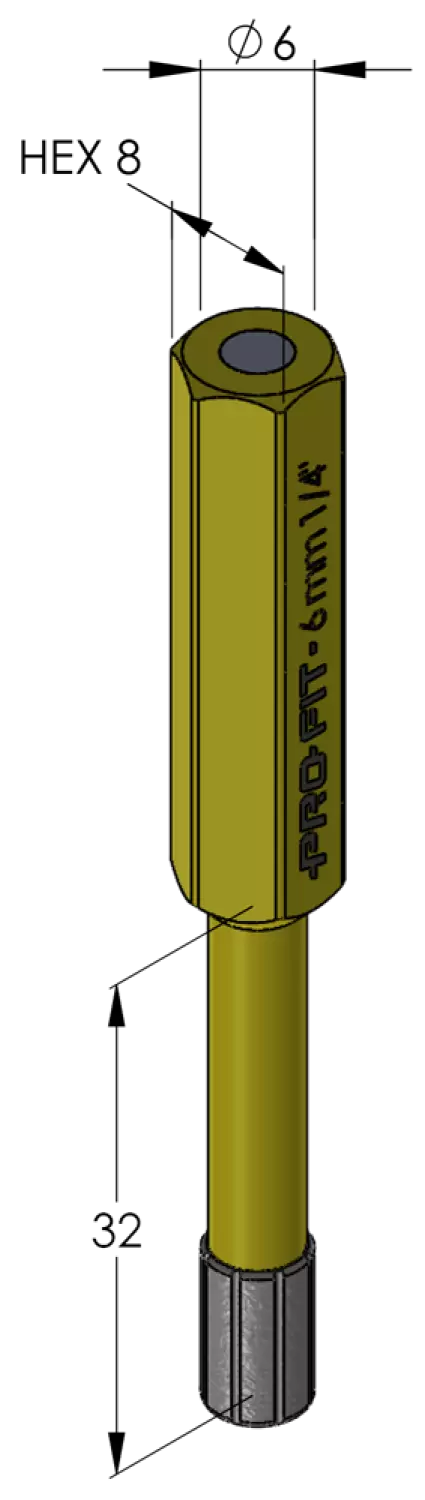 ProFit 09031006 Diamantboor Zeskant - 6mm thumbnail 2