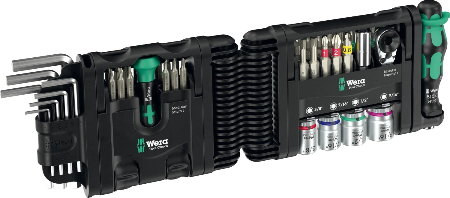 Wera 05049025001 Tool-Check Modular Set Imperial 1 Gereedschapset In Tool-Check - 50‑delig