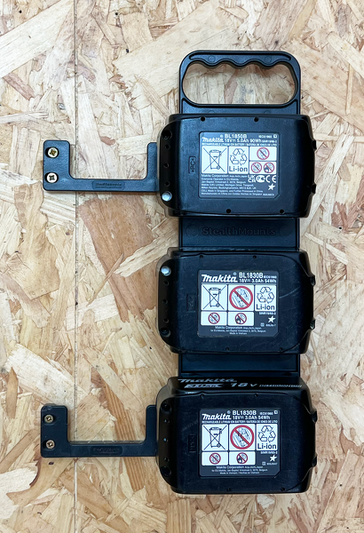 StealthMounts SM-BB-MKT Accuhouder Voor Makita 18V LXT - Zwart - Detailed view of the product