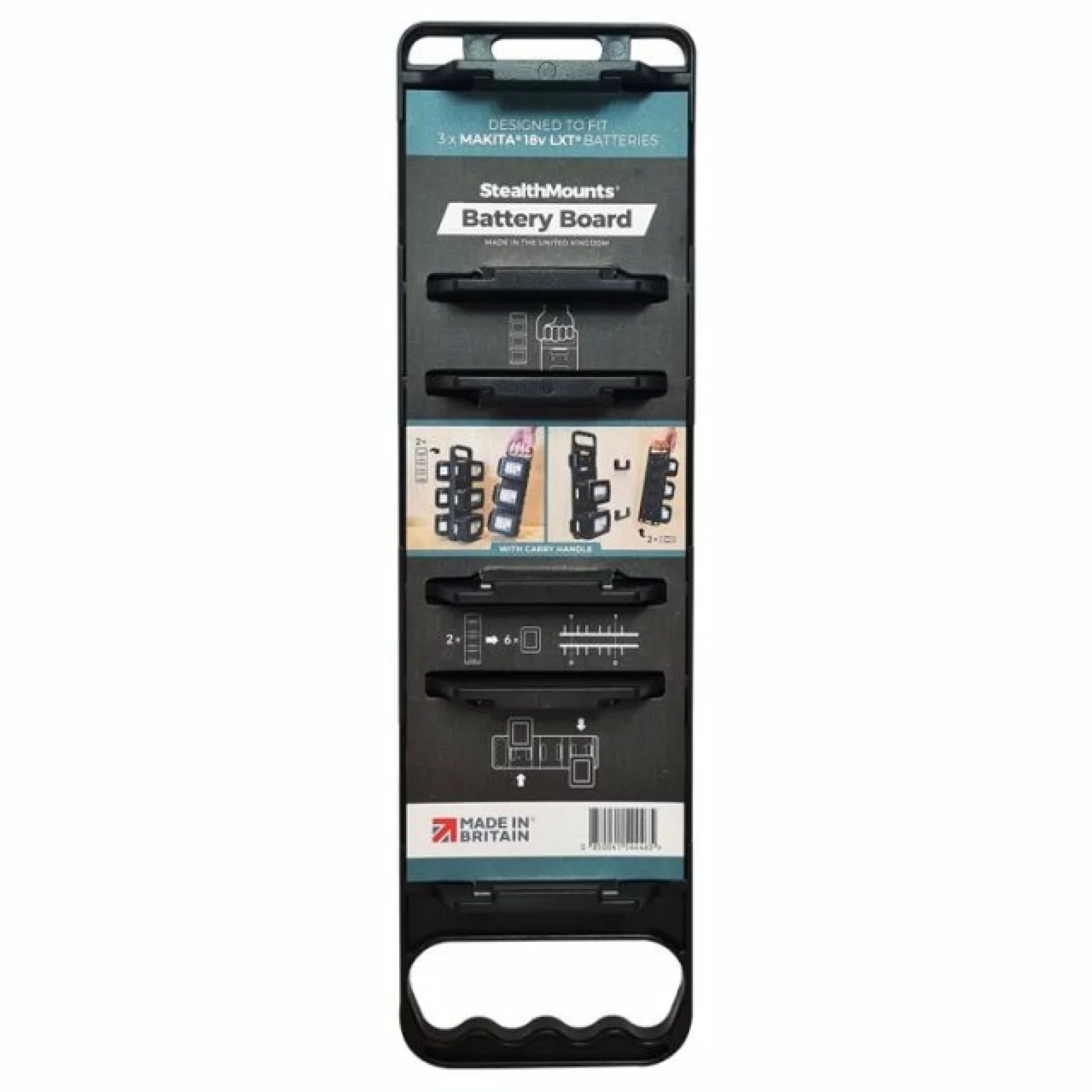 StealthMounts SM-BB-MKT Accuhouder Voor Makita 18V LXT - Zwart