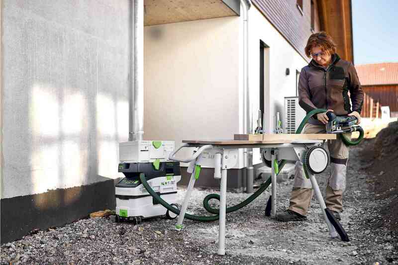 Festool CARVEX PSBC 420 HPC4,0 EBI-Plus 18V Li-Ion Accu Decoupeerzaagmachine Set (1x 4,0Ah) In Systainer - 120mm - Koolborstelloos - Detailed view of the product