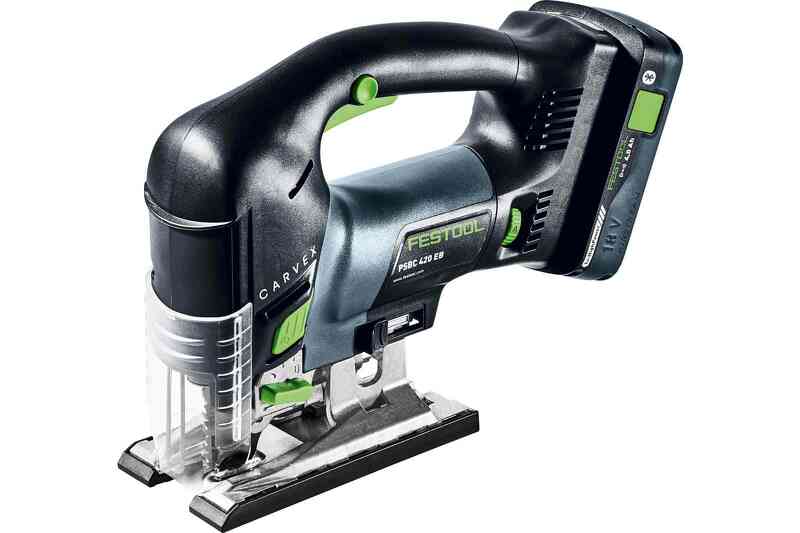 Festool CARVEX PSBC 420 HPC4,0 EBI-Plus 18V Li-Ion Accu Decoupeerzaagmachine Set (1x 4,0Ah) In Systainer - 120mm - Koolborstelloos - Detailed view of the product