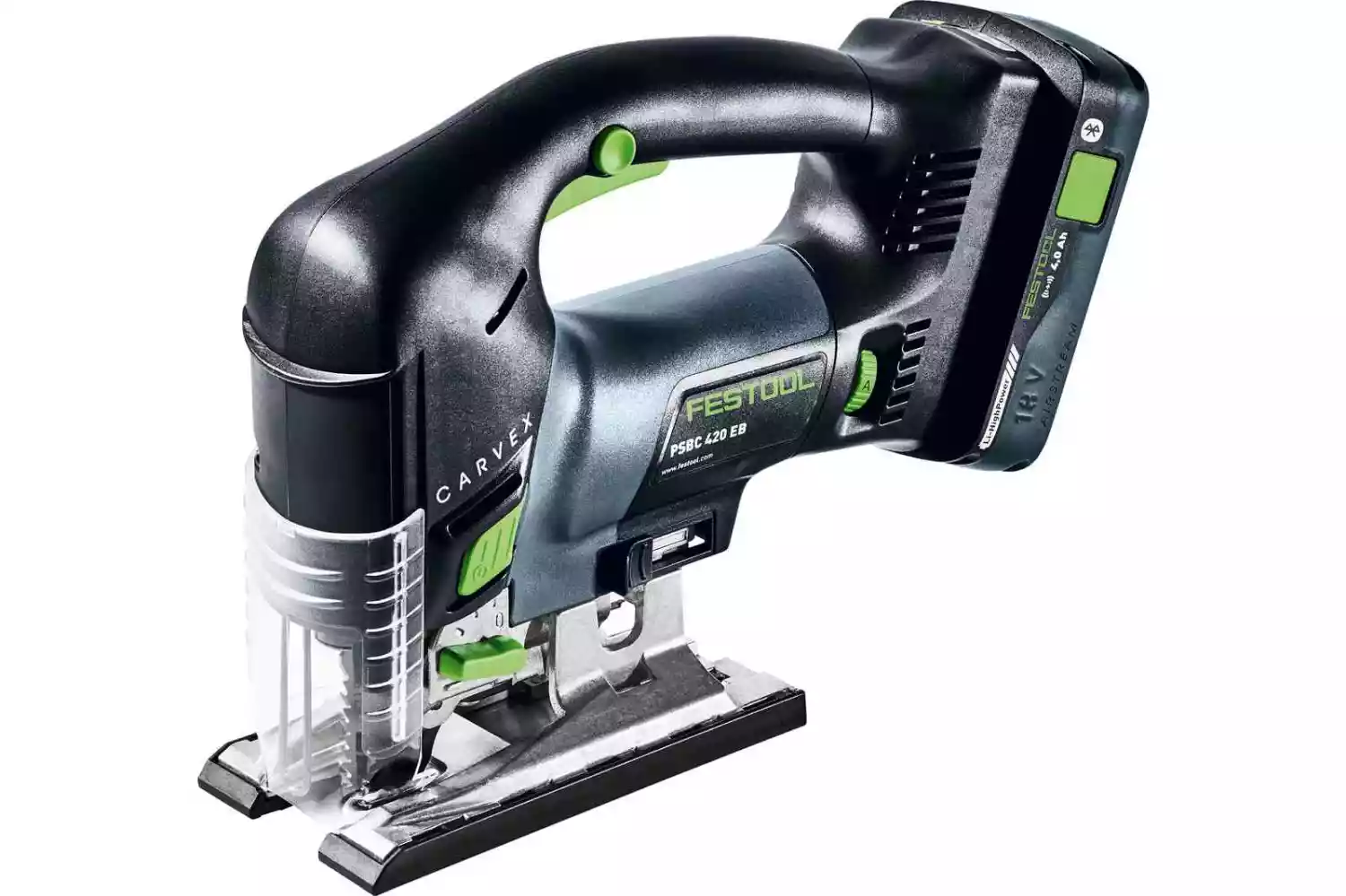 Festool CARVEX accu-decoupeerzaag - PSBC 420 HPC 40 EBI-Plus - incl. 4.0 Ah accu en lader in koffer