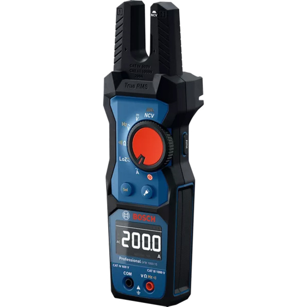 Bosch GFM 1000-15 True-RMS Vorkstroomtang In Etui - AC/DC 1000V&AC 200A - CAT III 1000 V / CAT IV 600 V - Detailed view of the product