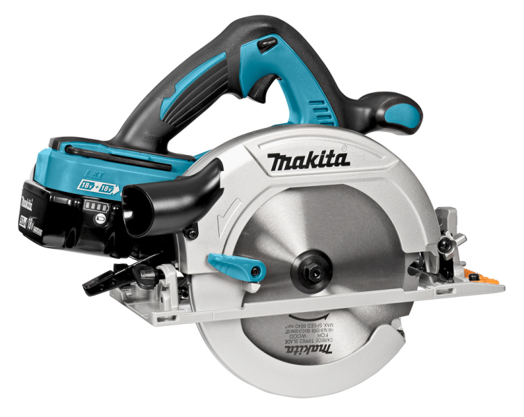 Makita DHS710PT2J 36V (2x 18V) Li-Ion Accu Cirkelzaag Set Incl. Duolader (2x 5.0Ah Accu) In Mbox - 190mm - Detailed view of the product
