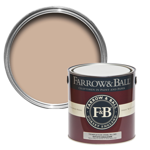 Farrow&Ball Flat Eggshell Templeton Pink No.303 - 750ml afbeelding