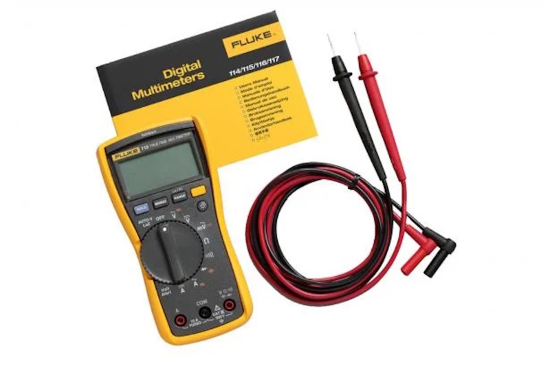 Fluke 115 EUR Digitale True-RMS Multimeter - AC/DC 600V&10A - Detailed view of the product