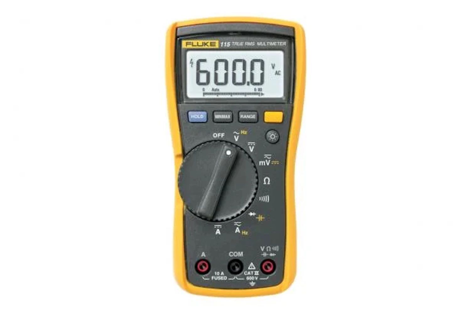 Fluke 115 EUR Digitale True-RMS Multimeter - AC/DC 600V&10A
