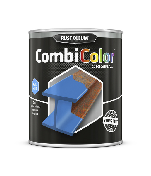 Rust-Oleum Combicolor Hoogglans - RAL 5012 Lichtblauw - 0,75L