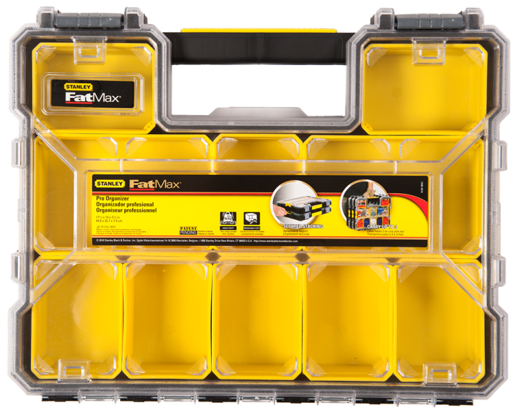 Stanley 1-97-519 FatMax Professionele Organizer Met Ondiepe Vakken - Detailed view of the product