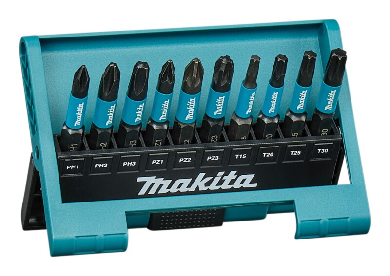 Makita E-12011 10-delige Slagschroefbitset - Impact Black - Detailed view of the product