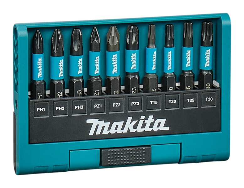 Makita E-12011 10-delige Slagschroefbitset - Impact Black - Detailed view of the product