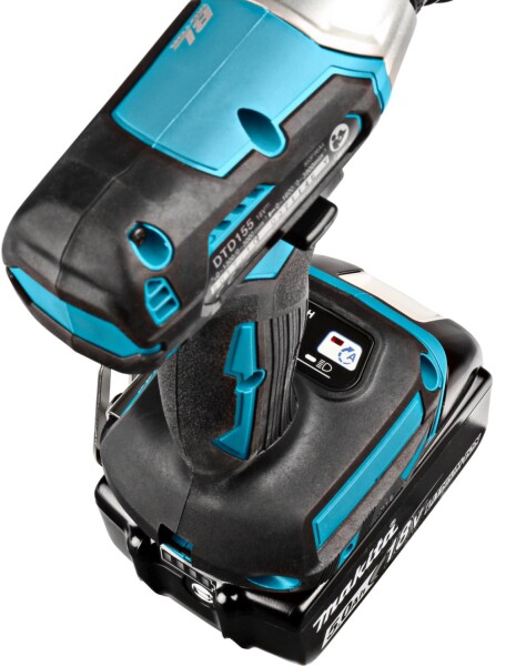 Makita DTD155RTJ 18V Li-Ion Accu Slagschroevendraaier Set (2x 5.0Ah Accu) In Mbox - Koolborstelloos - Detailed view of the product